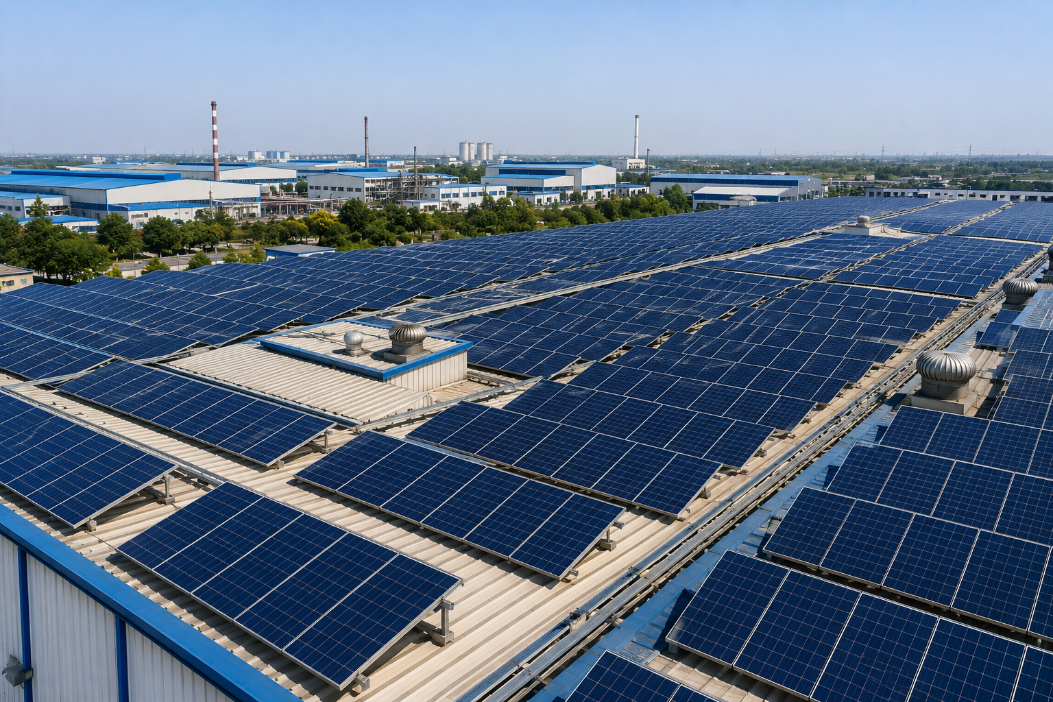 1 MW Factory Solar Plant